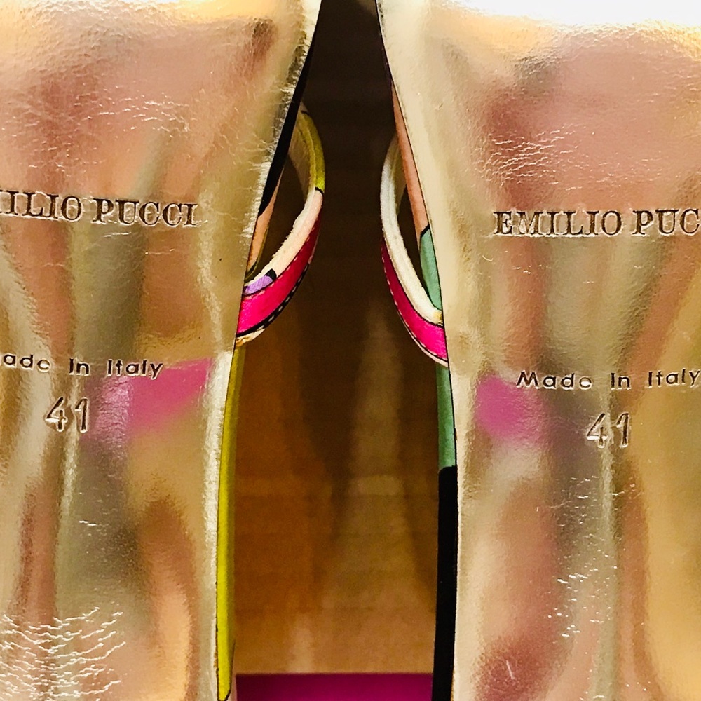 Pucci open toe sandal high heels